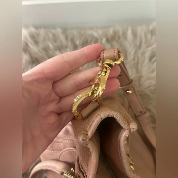 Tory Burch Dusty Rose Colored Leather Shoulder Bag - Picture 11 of 16